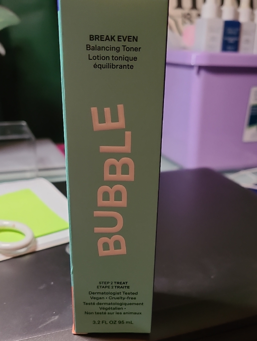 Bubble Break Even Balancing Toner - Green